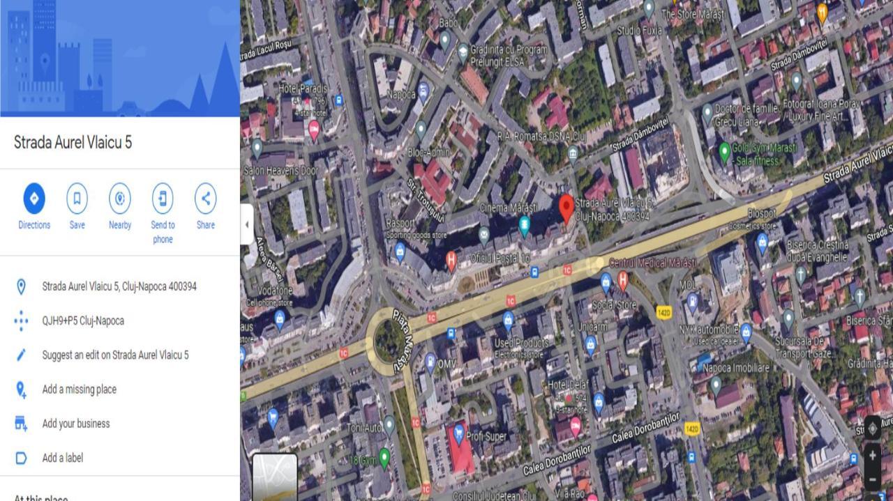 Apartament Family Studio Central Kluż-Napoka Zewnętrze zdjęcie